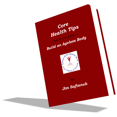 This is a larger book cover photo of the e-book entitled Core Health Tips.