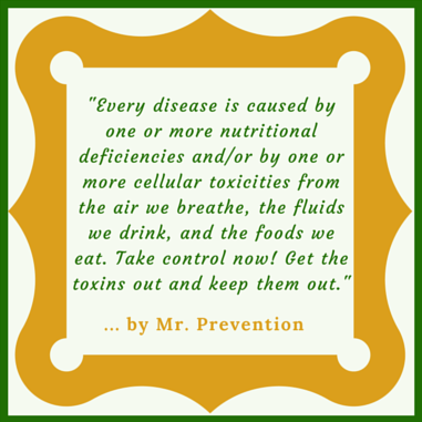 A quotation from Mr. Prevention addressing the FAQ Diets Dont Work.