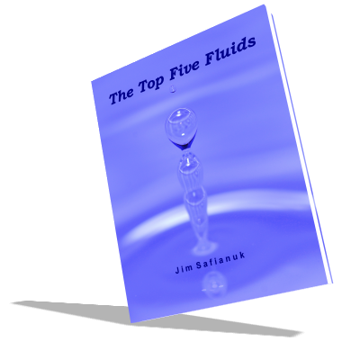 E-book cover photo for the top five fluids.